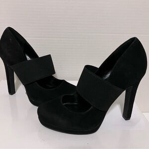 Jessica Simpson Black Suede High Heels